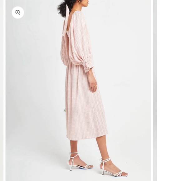 OPT Gingham Long Sleeve Dress - Picture 4 of 9